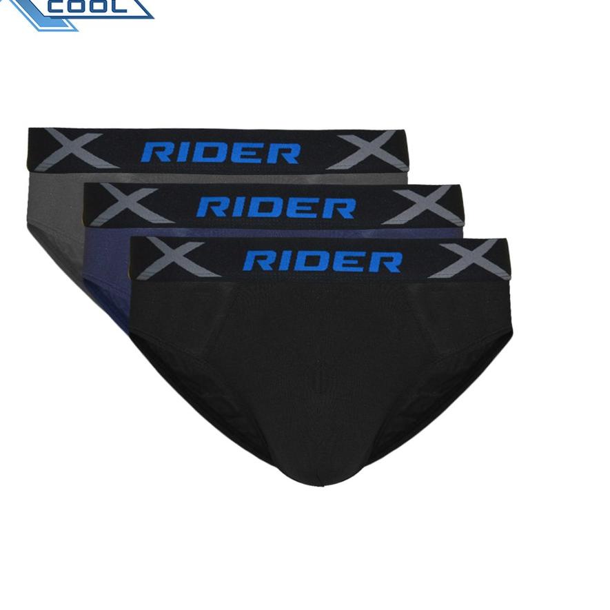 Terlaris Rider Xtracool R882B Celana Dalam Pria Mini Brief (3 Pcs in 1 Box),,,