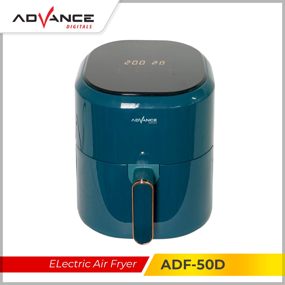 Air Fryer Advance ADF-50D Penggorengan Tanpa Minyak 5L Air Fryer Low Watt 600W Garansi Resmi 1 Tahun