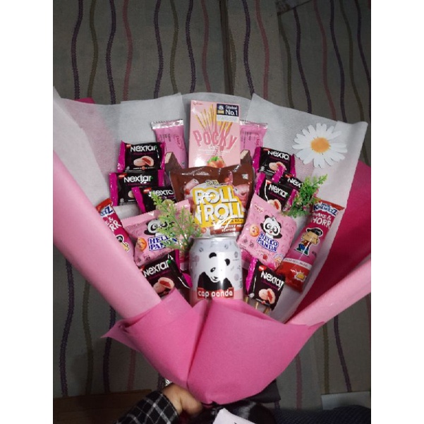 

Bucket Snack Tema Pink