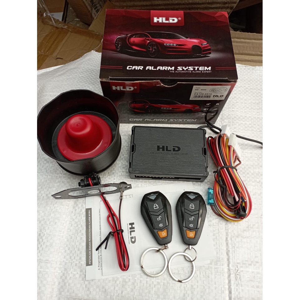 Car Alarm Mobil system merk HLD PREMIUM Remote Remot /Car Alarm HLD HL-7700 / HD-6600 System Kunci HLD Model Tombol Universal Remot Alarm Mobil Berkualitas 1 Set