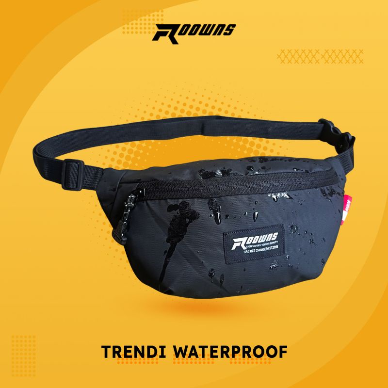 Tas Waistbag Pria Waterproof Trendi Roowns