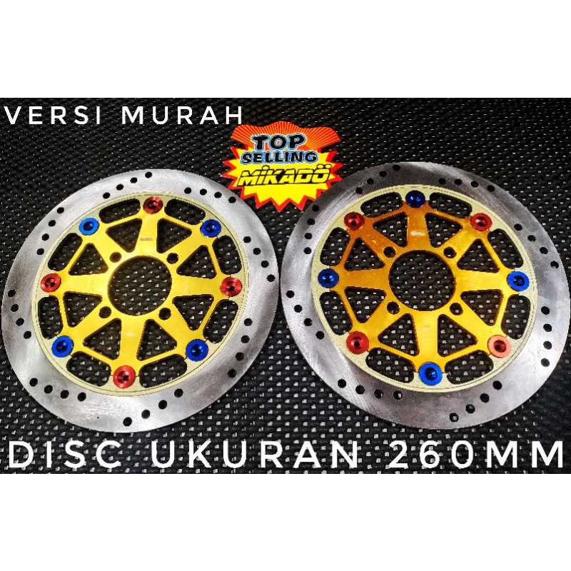 DISC 260MM MATIC HONDA YAMAHA BEAT PIRINGAN CAKRAM MIO FINO NOUVO SCOOPY JUPITER VEGA REVO SOUL FINO