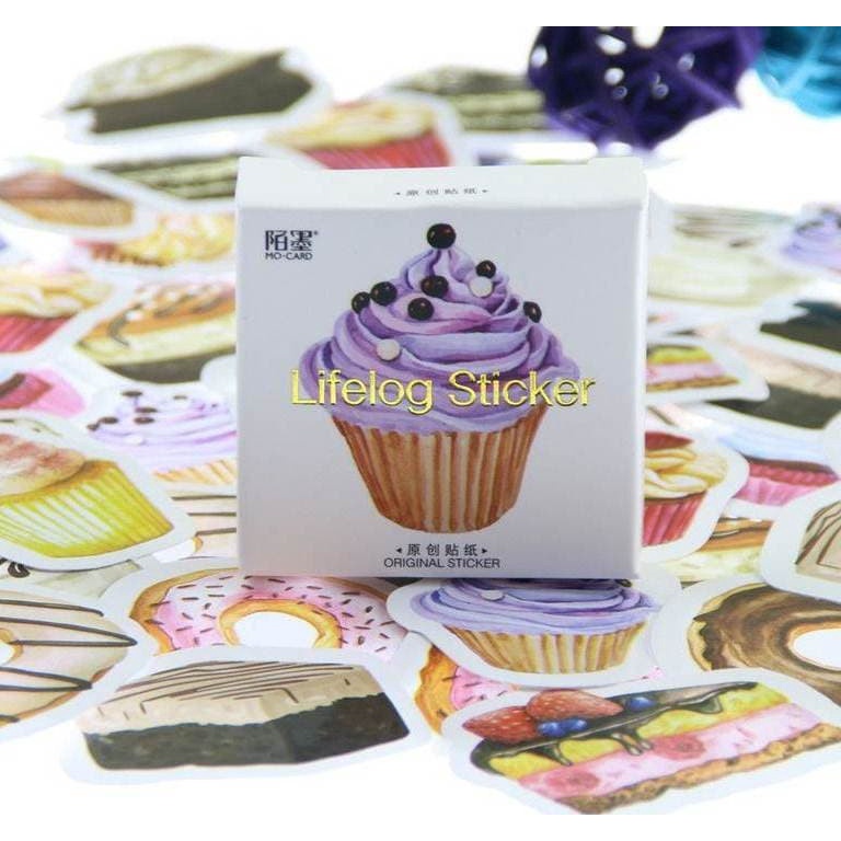 Label Sticker - Cupcakes (45pcs)