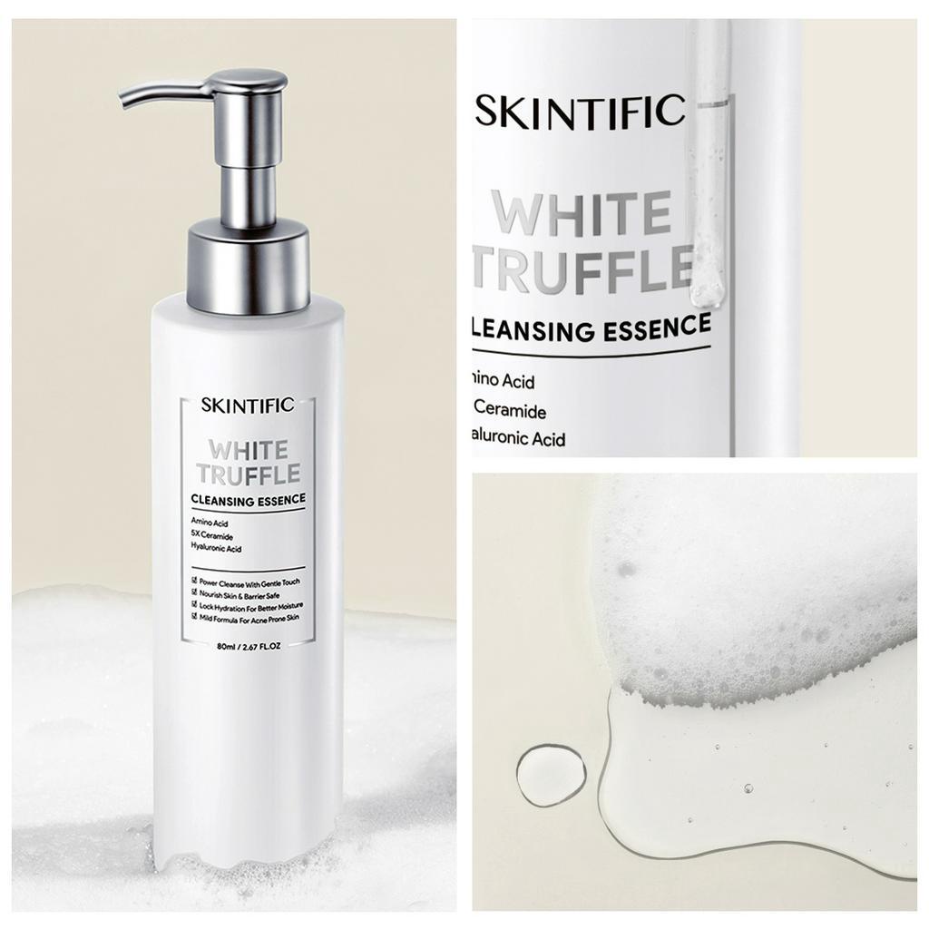 SKINTIFIC White Truffle Cleansing Essence Serum Cleanser 80ml Pembersih Wajah Nourish and Protect Skin Barrier Face Wash Facial Cleanser [BPOM]