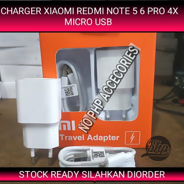 CHARGER XIOMI REDMI NOTE 5  NOTE 6 4X PRO FAST CHARGING USB MICRO (MDY-08-EI)