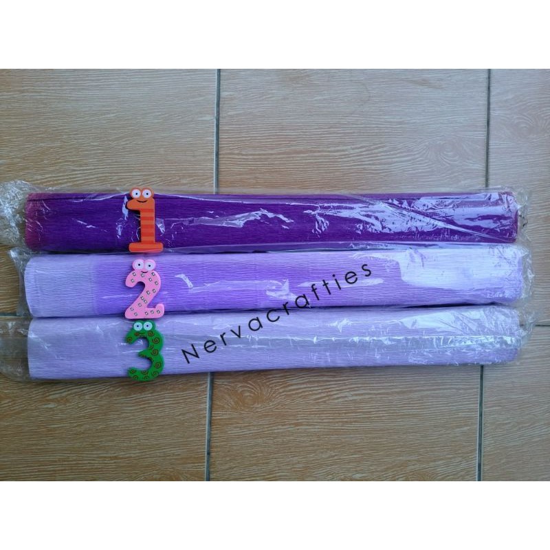 KERTAS KREP CREPE PAPER ROLL IMPORT KERTAS TEBAL WARNA MURAH PAPER FLOWER MURAH