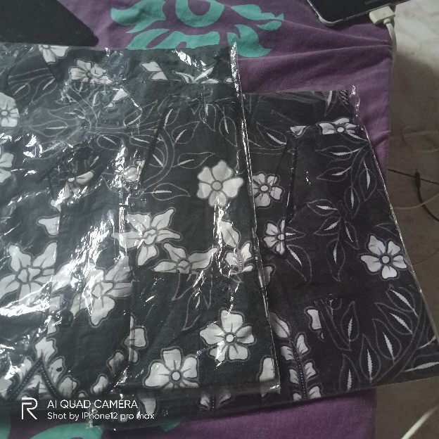 Batik Couple Keluarga Sania Ruffle Ori Ndoro Jowi Dnt Manuk Tarung Putih