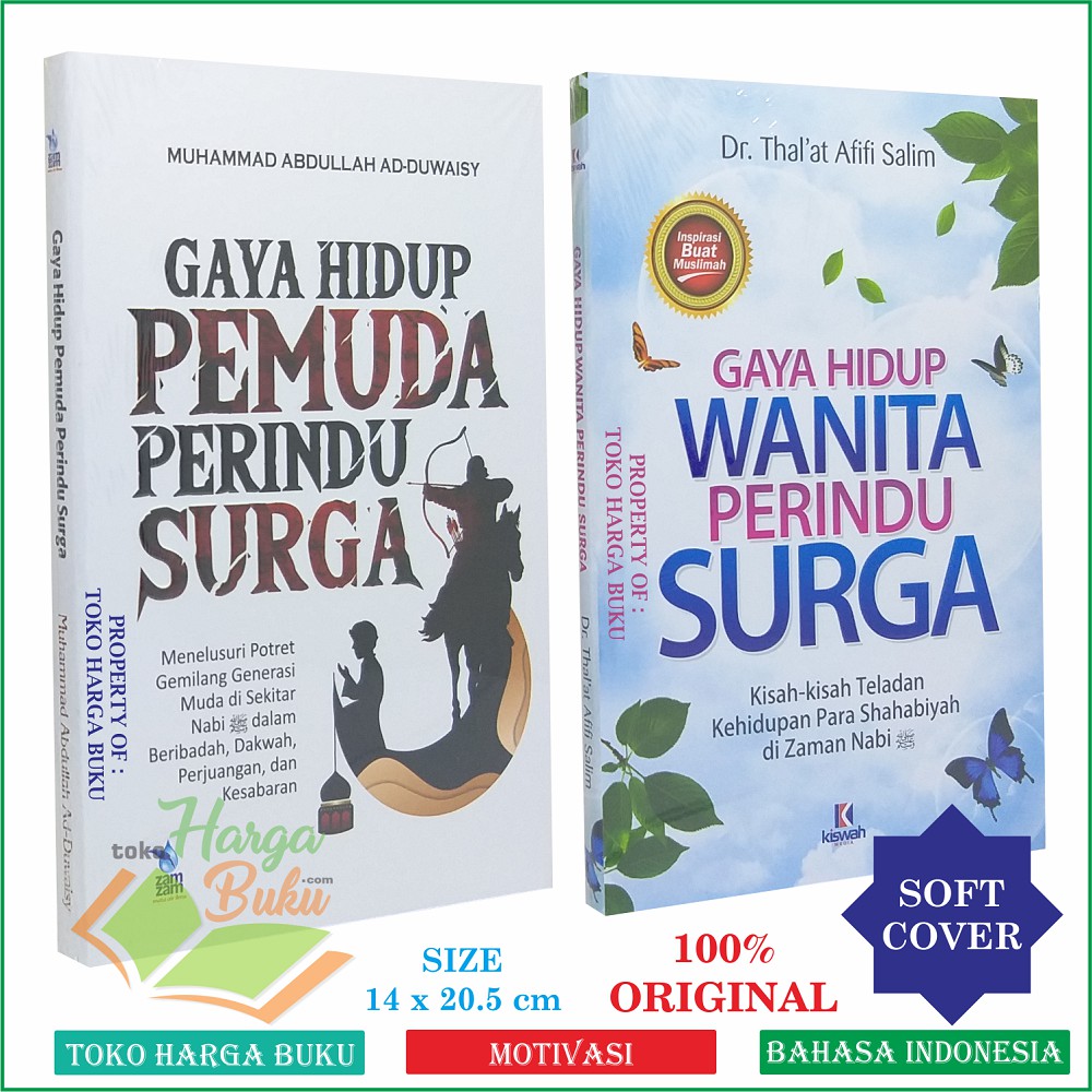 Foto Paket 2 Buku Gaya Hidup Pemuda dan Wanita Perindu Surga