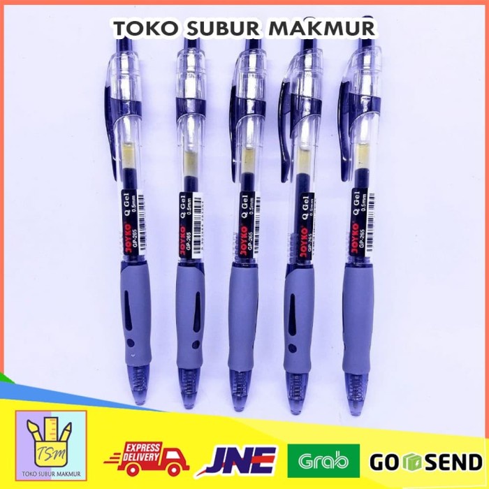 

Trendi Pulpen Pen Joyko Gel Gell Gp 265 Q Gel Alat Tulis Stationary Grosir Murah