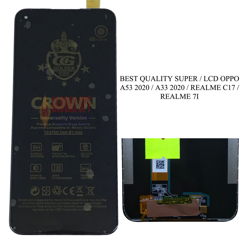 BEST QUALITY SUPER / LCD TOUCHSCREEN OPPO A53 2020 / A33 2020 / C17 4G / 7I 4G