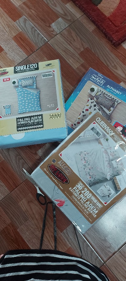 Sprei My Love Single Ukuran 120x200 T30 - Motif Minimalis / Karakter