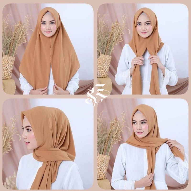 Hijab Segiempat Instan Diamond