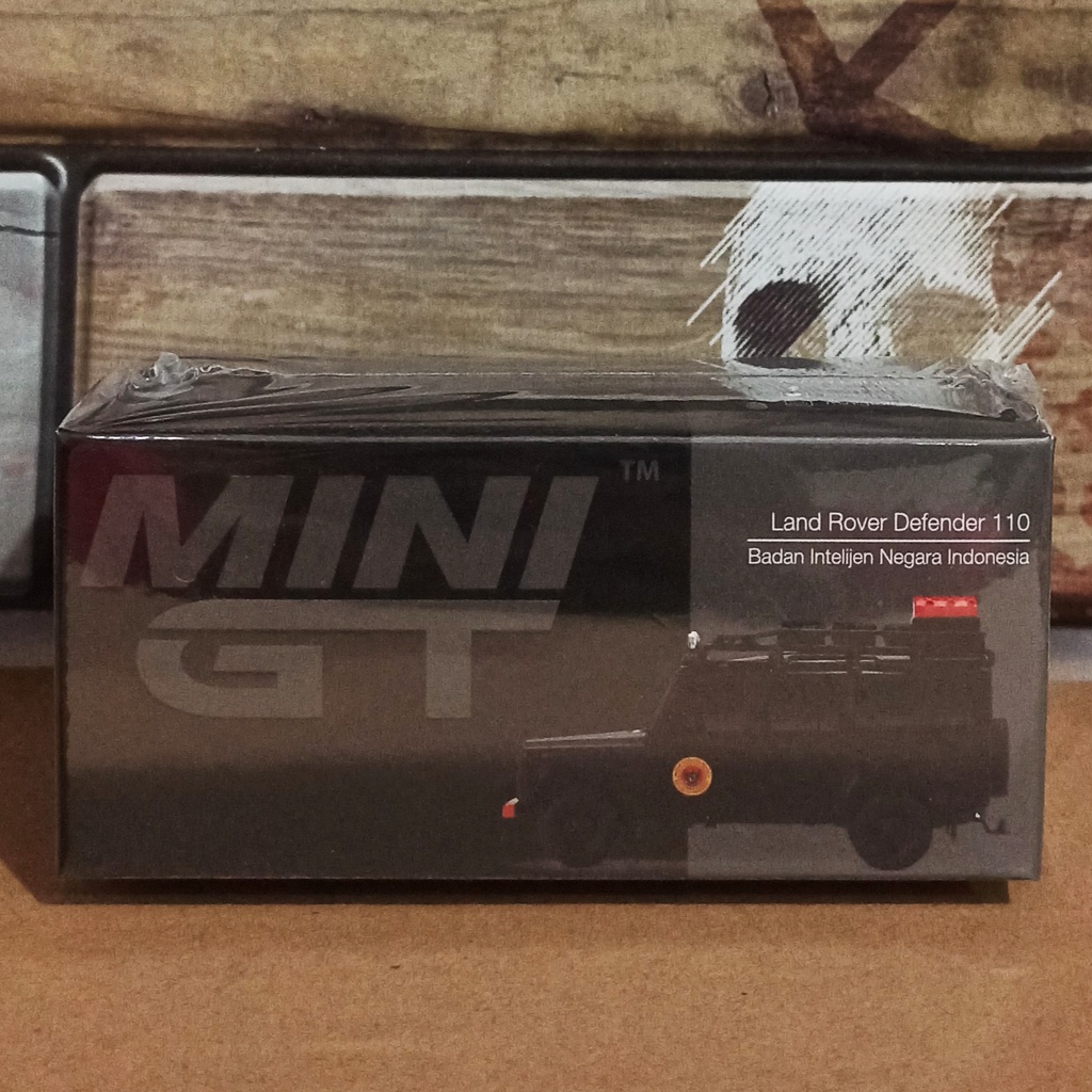 MINI GT Land Rover Defender 110 BIN Badan Inteligen Negara Indonesia Black Hitam Korlantas Polri Tra