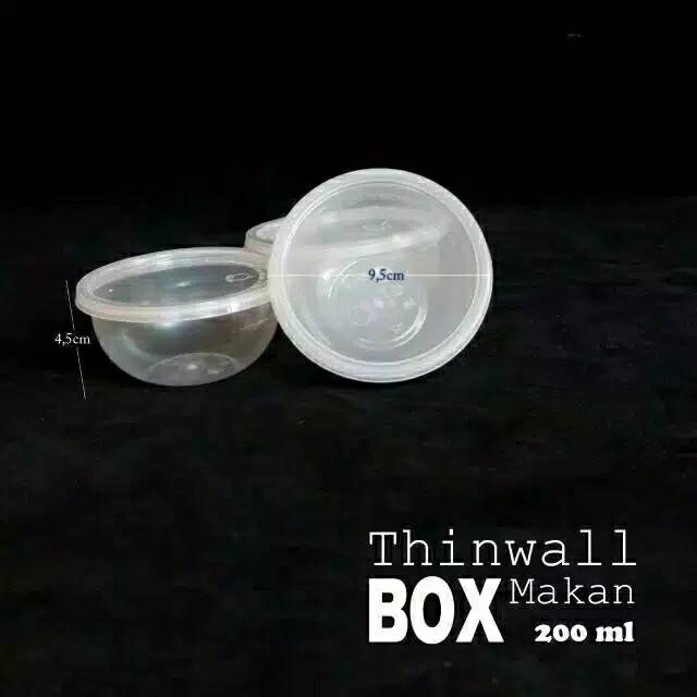 Cup pudding cup salad 200ml thwal bok kecil