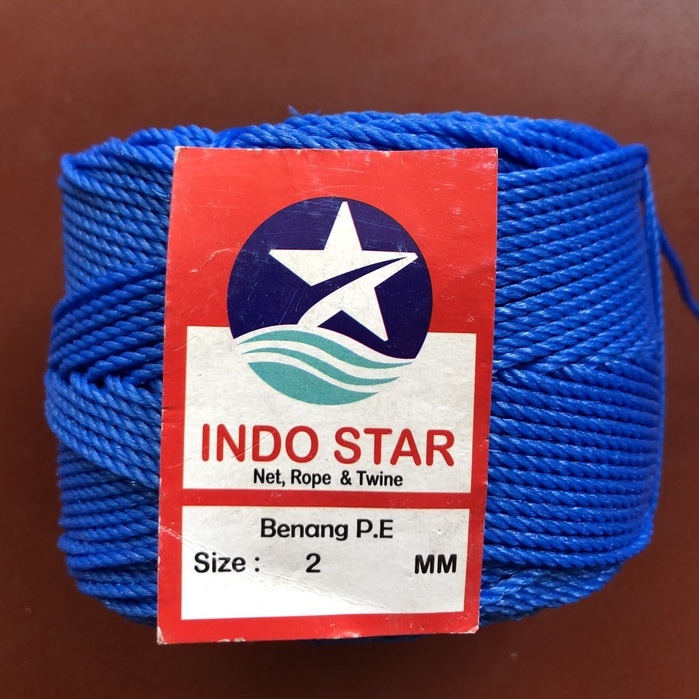 Tali Tambang kecil 2mm / Tambang PE 2mm INDOSTAR ±90 METER