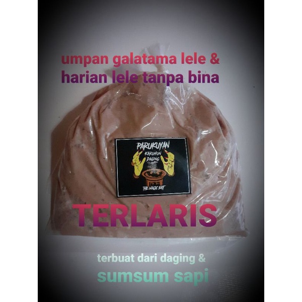 UMPAN GALATAMA LELE  daging sumsum karuhun siap pakai karuhun Gt.lele & Harian