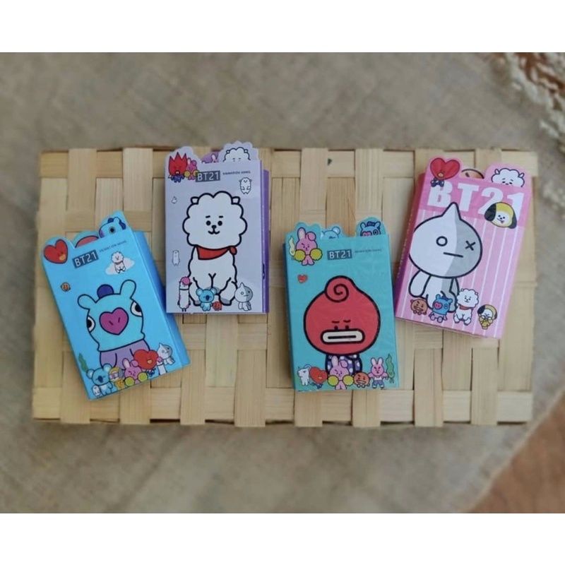 

[BISA COD] Sticky note BT21 pembatas buku BT21