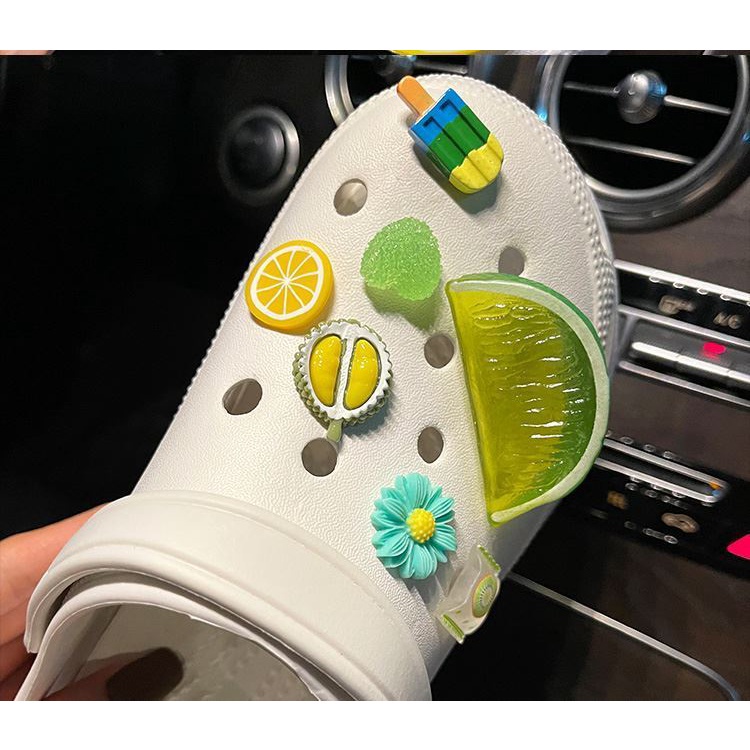 Charms Crocs jibitz / Crocs / Lemon / Jibz / jibitz / jibitz DIY Untuk Musim Panas