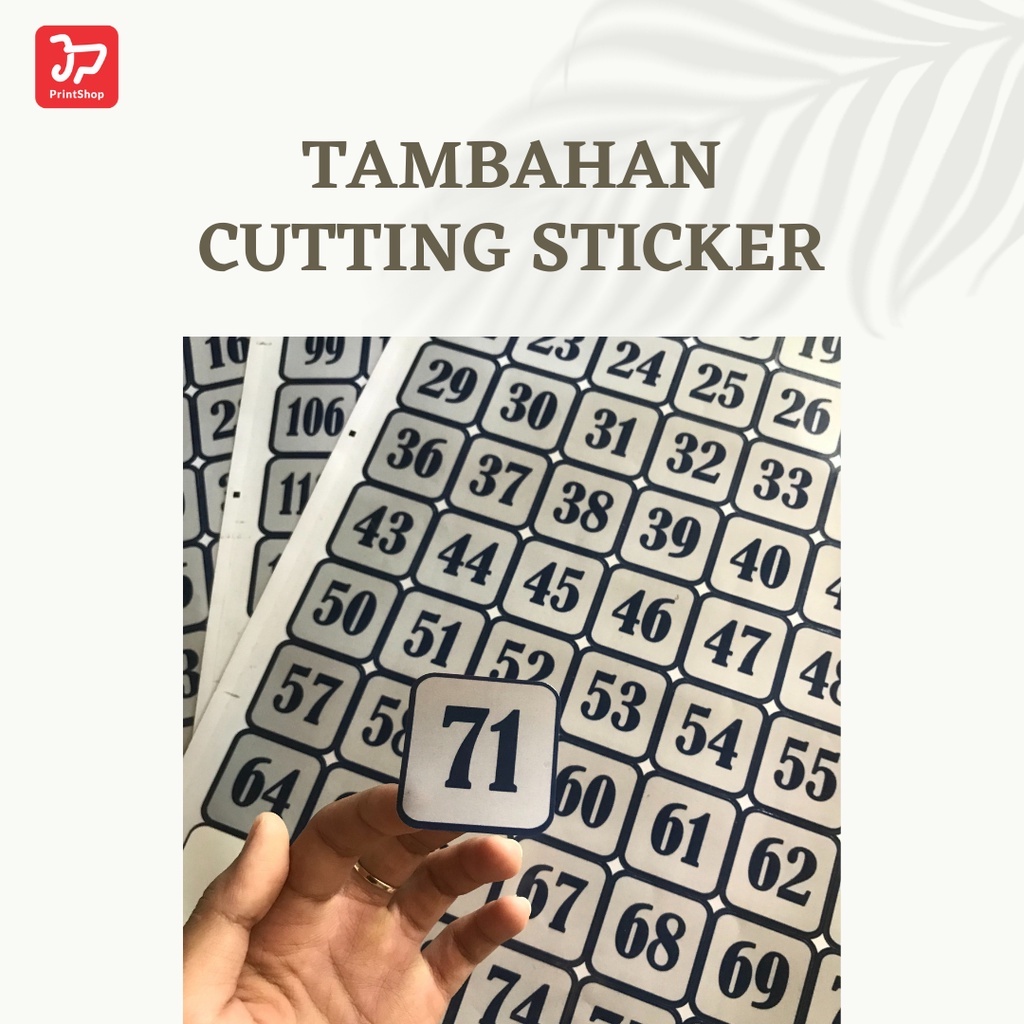 

TAMBAHAN BIAYA CUTTING STICKER I TAMBAHAN BIAYA POTONG