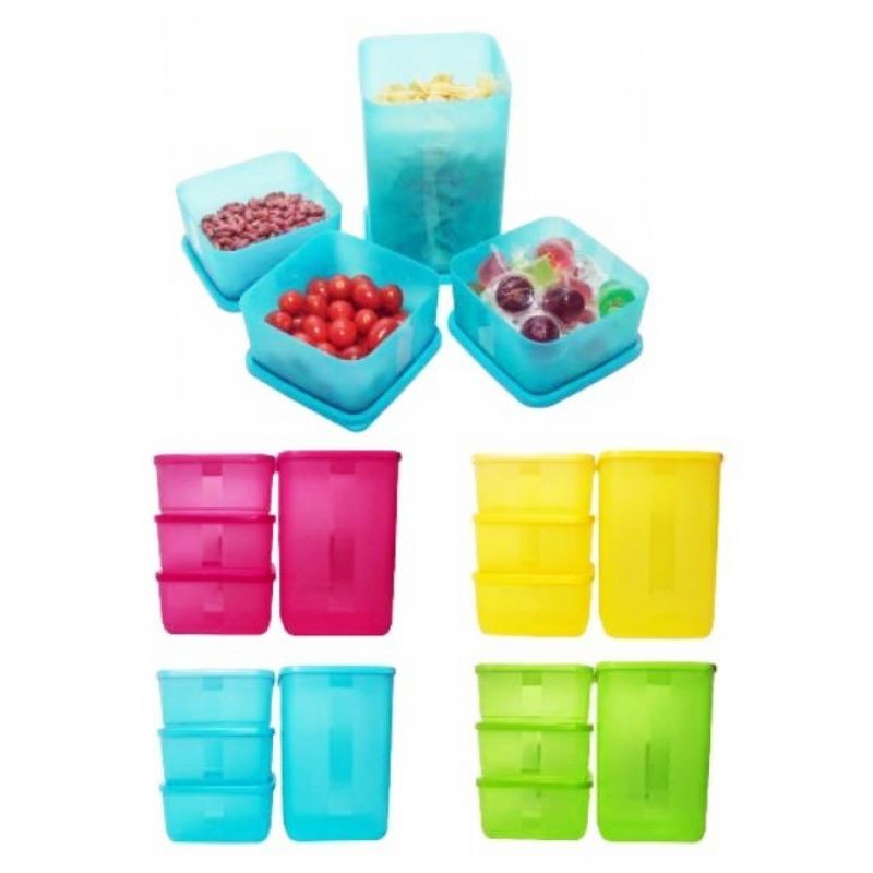 Promo Toples Calista Rose set 4pcs Toples Kue Toples Plastik Tebal Toples BPA Free Toples Plastik Tidak Bau