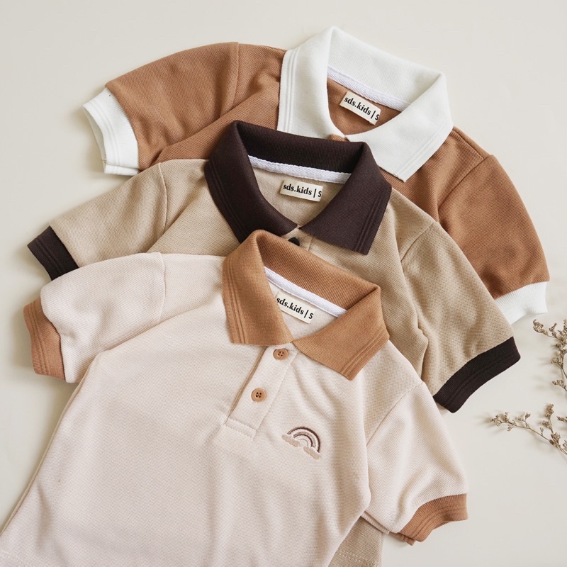 KUMI POLO SHIRT Atasan Anak Laki Perempuan