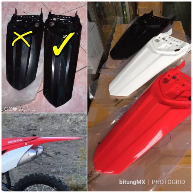 Spakbor belakang rear fender crf 150 L panjang