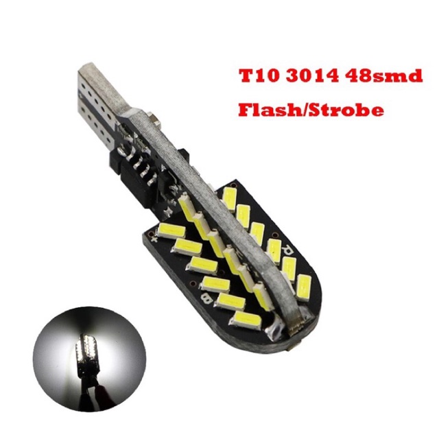 Lampu Senja T10 Lampu Kota Led T10 Kedip Running 48 Smd 2 Pcs R198