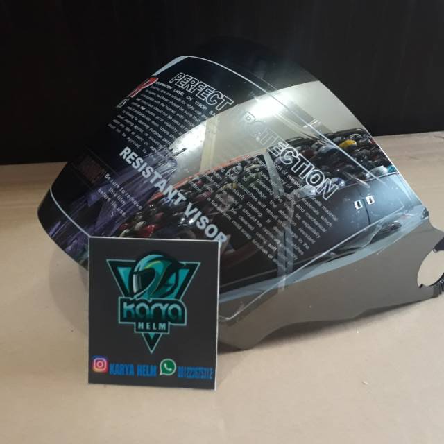 Kaca Helm Kyt 2 Vision Ink Cx 22 Silver