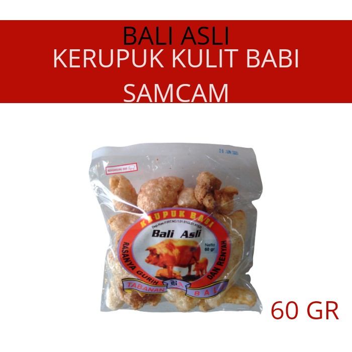 

KERUPUK KULIT BABI SAMCAM 60 GR