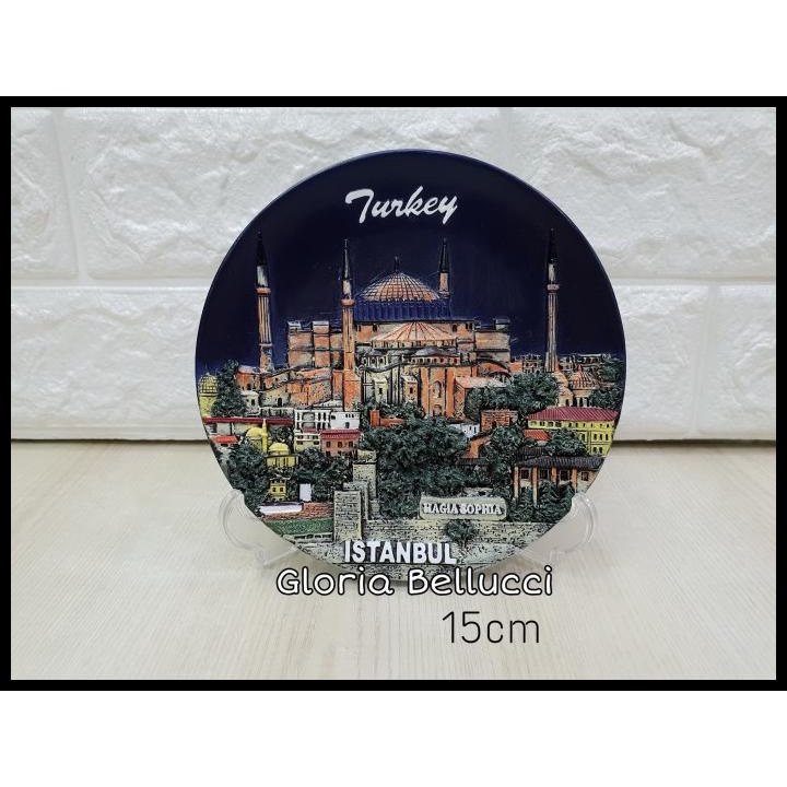 

Pajangan Souvenir Piring Negara Turkey Istanbul Turki