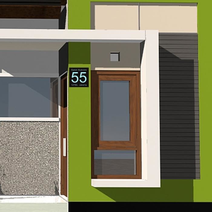 READY WALL STICKER CUSTOM NOMOR RUMAH CUTTING STIKER GLOW IN THE DARK NYALA