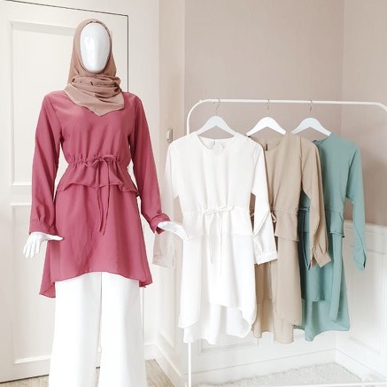 Shafa Tunic / Atasan Wanita / Baju Kerja Wanita