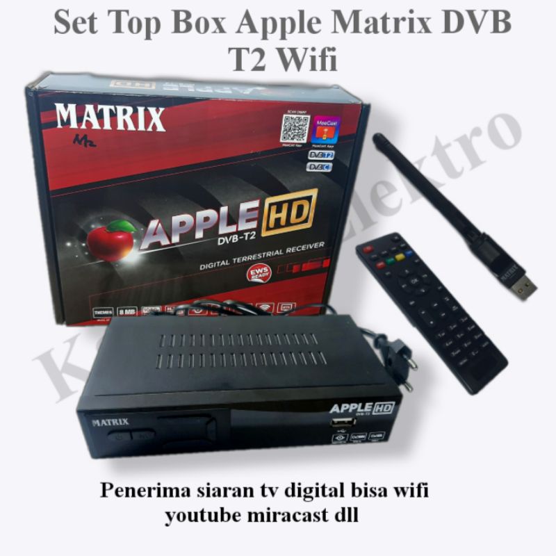 SET TOP BOX TV DIGITAL DVB T2 PENERIMA SIARAN DIGITAL