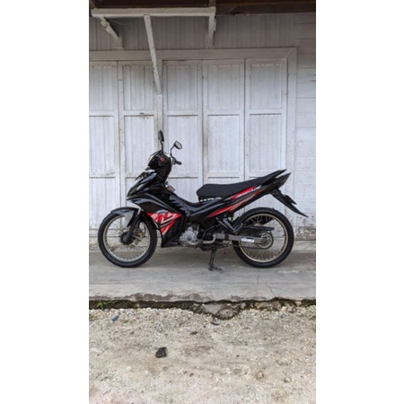 STICKER STRIPING MX NEW 135LC MALAY CHROME HOLOGRAM