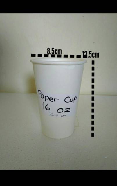 Paper cup hot 16 oz / paper cup / gelas kopi