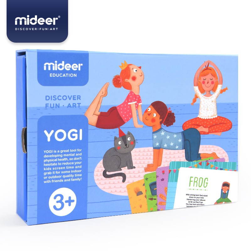 TweedyToys - Mideer Yogi Card Dus / Belajar Yoga Anak