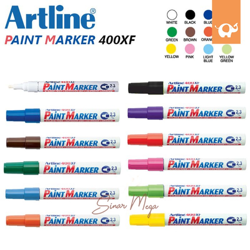 

Artline Paint Marker 400XF Spidol Warna Permanen Permanent Berkualitas
