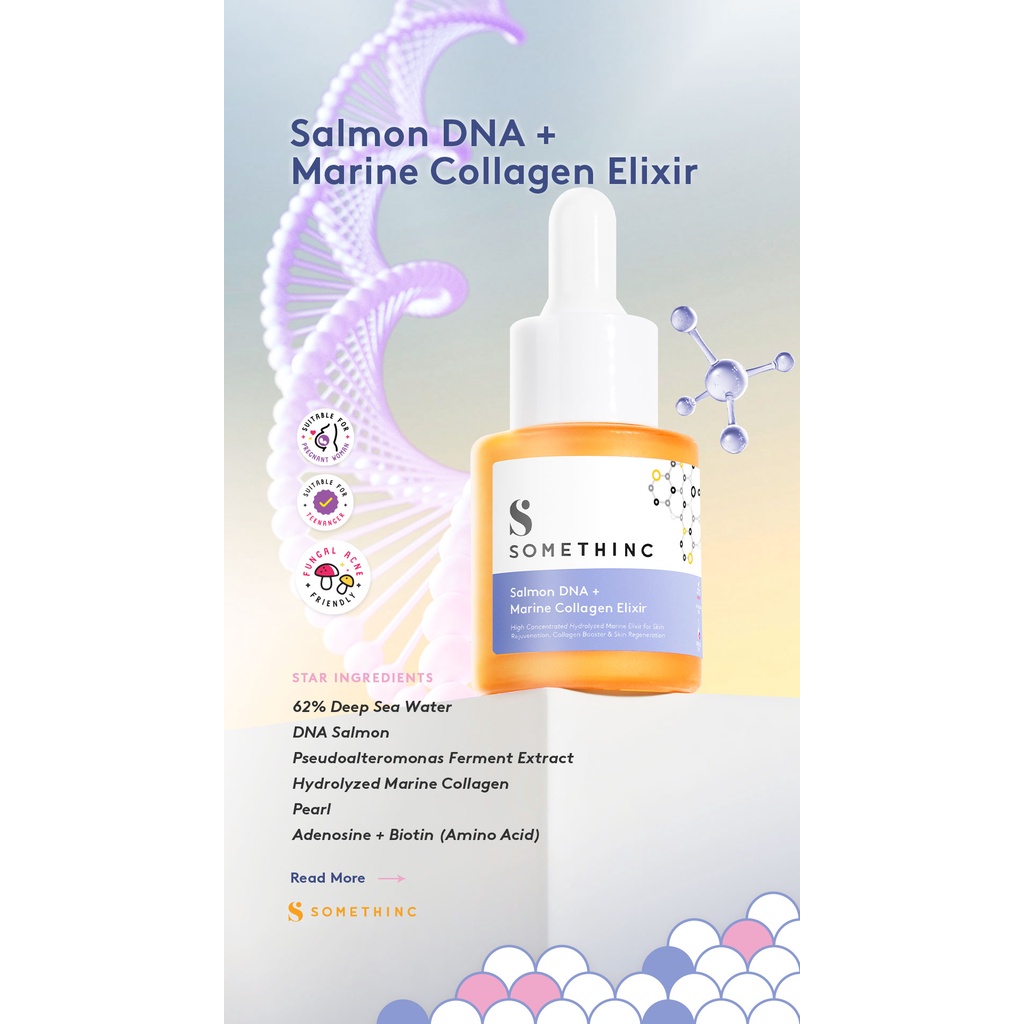 Somethinc Salmon DNA + Marine Collagen Elixir CLEARANCE 8/23