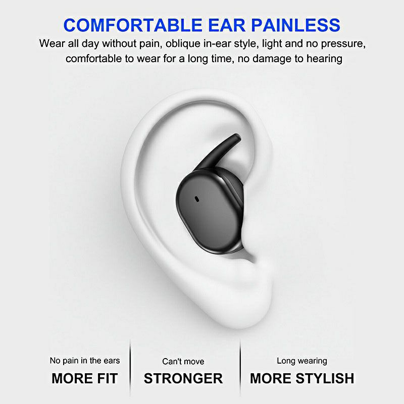 (COD) 4 TWS Bluetooth Headset Bluetooth TWS Dengan Mikrofon 5.0 Earphone Bluetooth TWS HiFi Stereo Waterproof Earbuds Wireless Earphone Headset with Mic Headphone