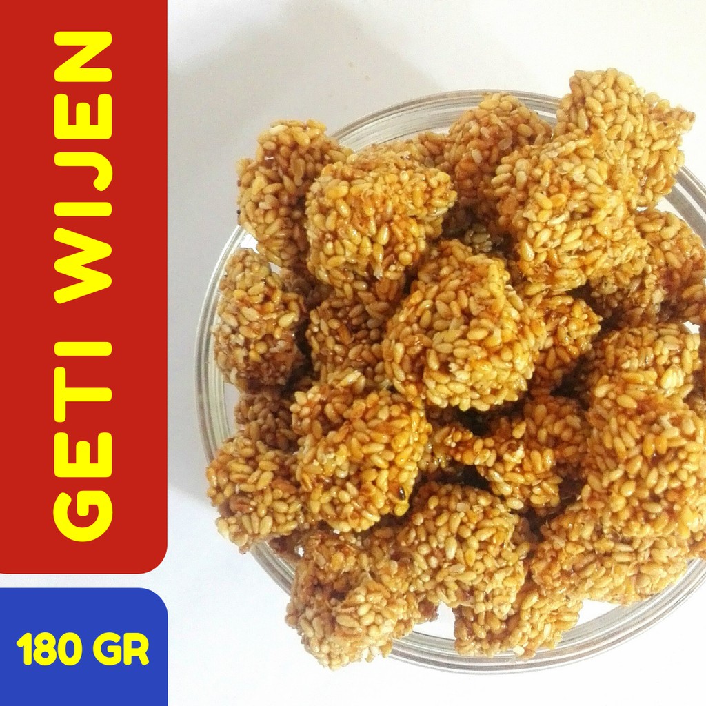 

GETI WIJEN BENTUK BULAT OCHI SNACK 180 GR - MANIS & EMPUK
