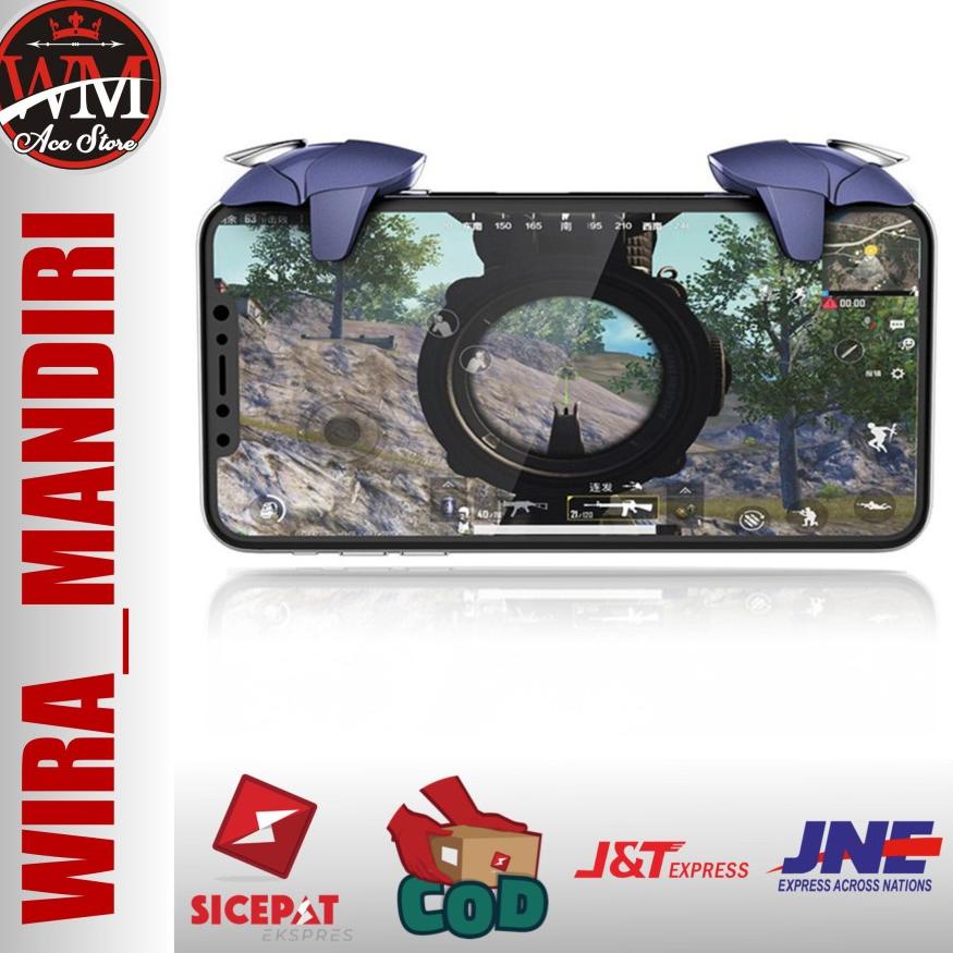 Z9R Trigger Blue Shark - L1 R1 Mobile Gaming Shooter PUBG FF CODM➢¿ (Buruan Beli)Ready stok ➢