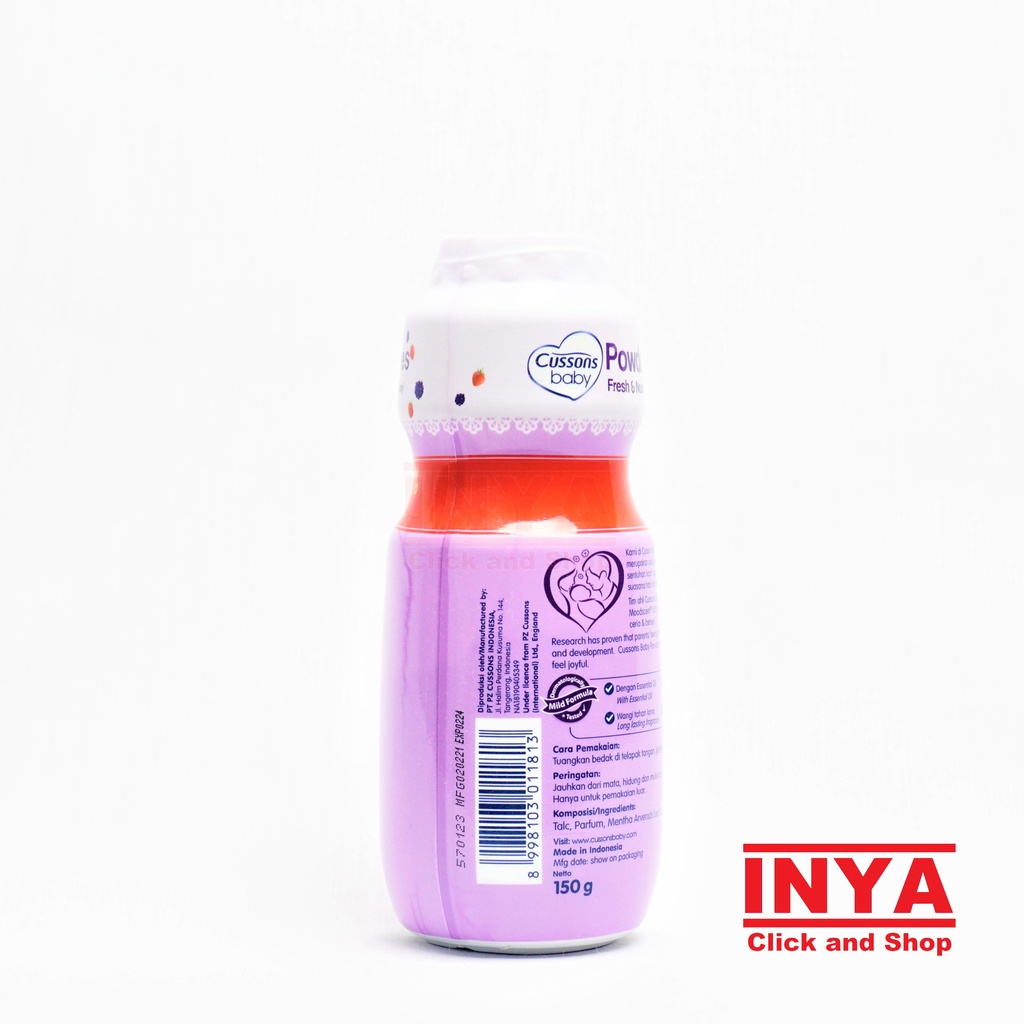 CUSSONS BABY POWDER FRESH AND NOURISH MIXED BERRIES 100gr - Bedak Bayi