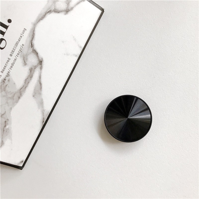 PopSocket HP Model Bulat Bahan Metal Banyak Warna Efek Mirror