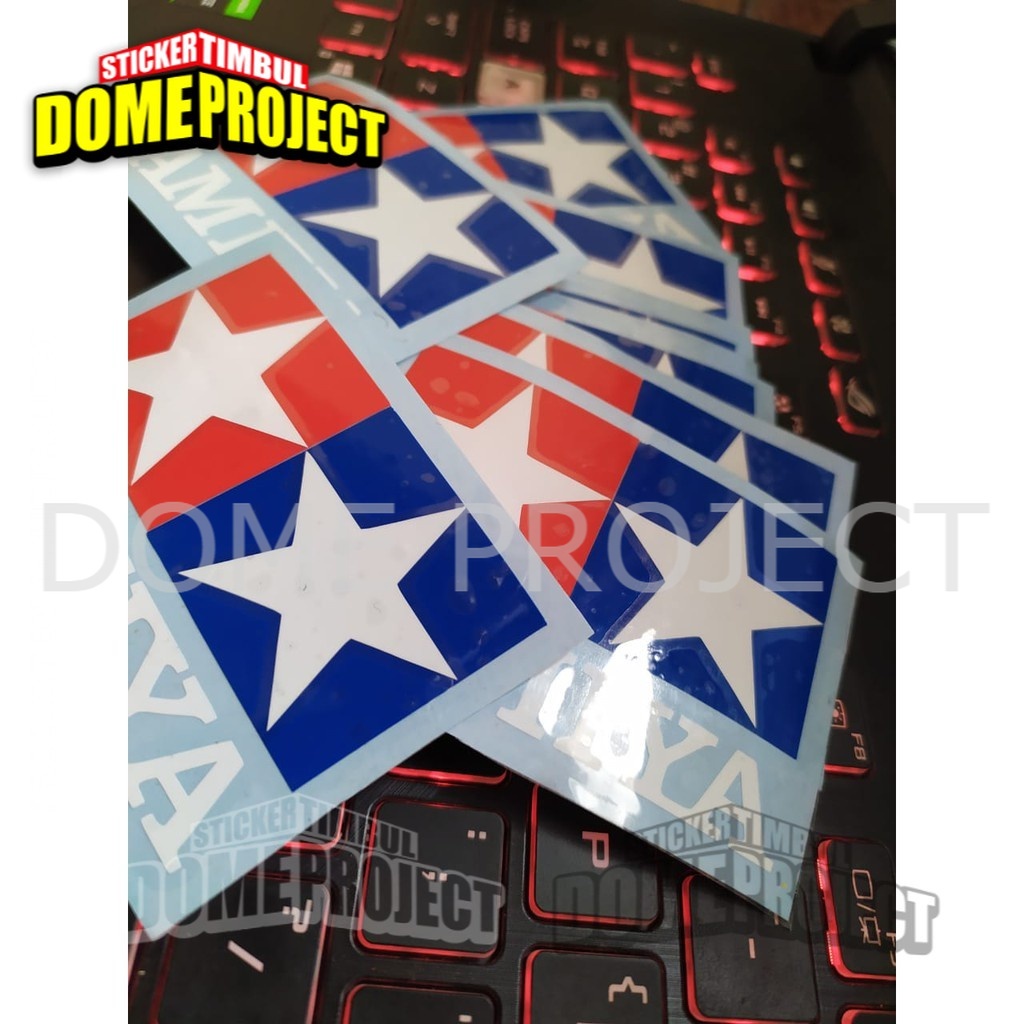 Stiker TAMIYA Cutting StickerSATUAN IMPORT STIKER AKSESORIS SEPEDA MOTOR OUTDOOR MURAH