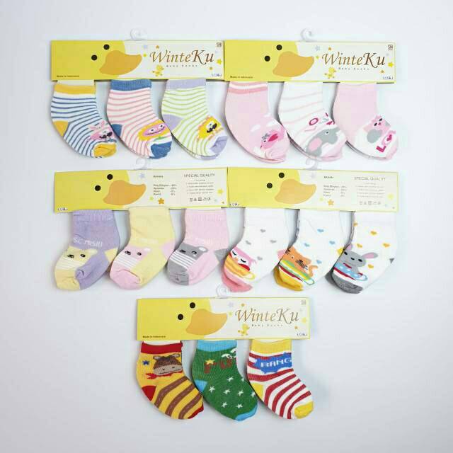 Kaos Kaki WINTEKU 3IN1 Newborn 0-6bln