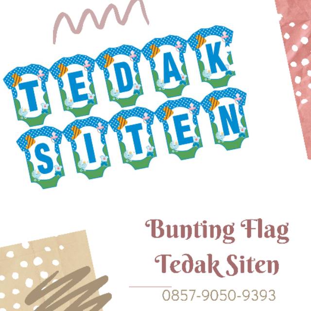 Bunting Flag Tedak Siten