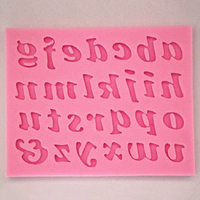 3D Silicon Mold Fondant Cake Decoration - Regular Letter