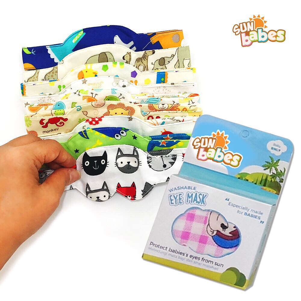 Kacamata Jemur Bayi / Penutup Mata Bayi / Eye Mask Baby Newborn / Perlengkapan Bayi