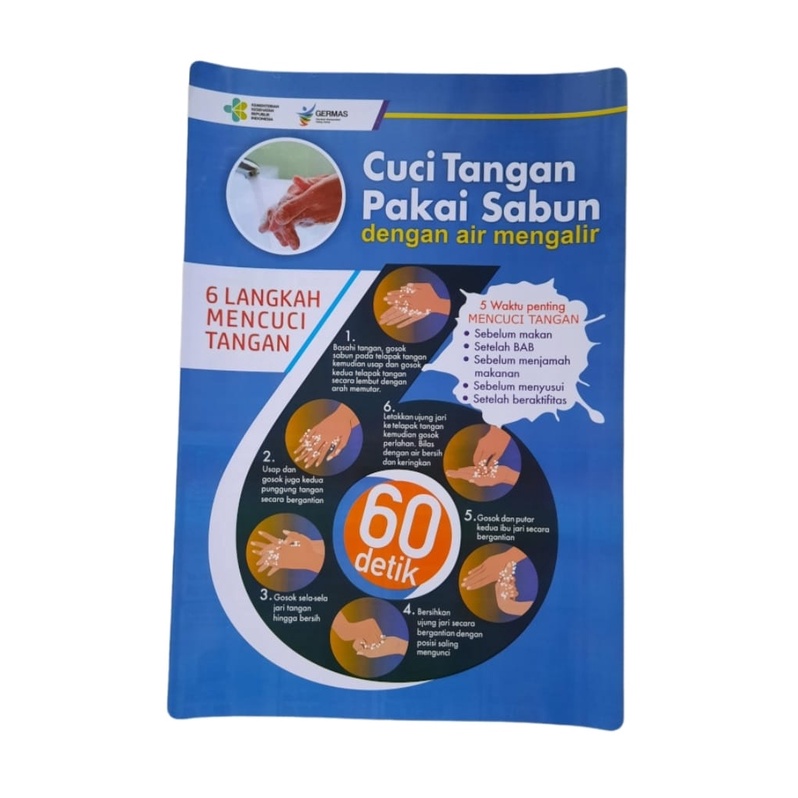

Poster 6 Momen Cuci Tangan