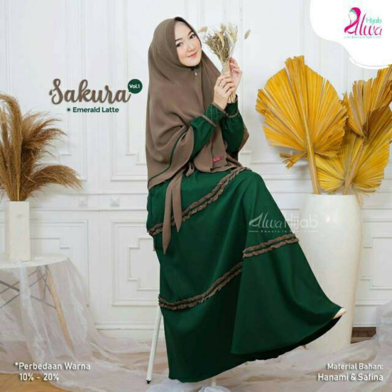 SAKURA DRESS GAMIS MUSLIM TERBARU /TERLARIS